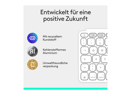 Clavier Logitech Keys-To-Go 2 Apple Gris pâle