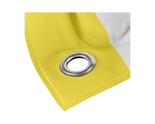 Matelas pneumatique Kolma jaune/blanc