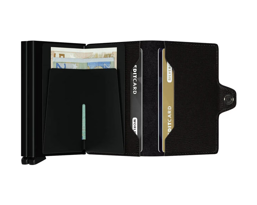 SECRID Portafoglio Twinwallet Crisple Black