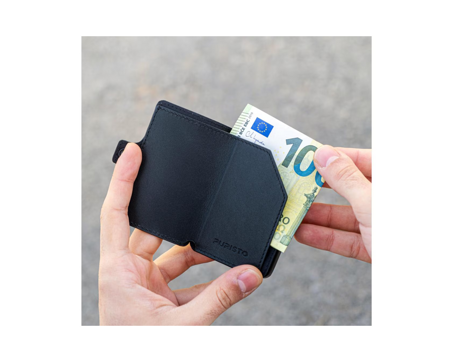 ZNAP Portafoglio KLIK Slim XS, Nero