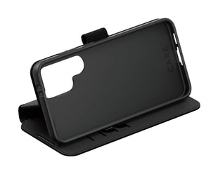 Étui portefeuille CARE avec support pour Galaxy S25 Ultra Noir