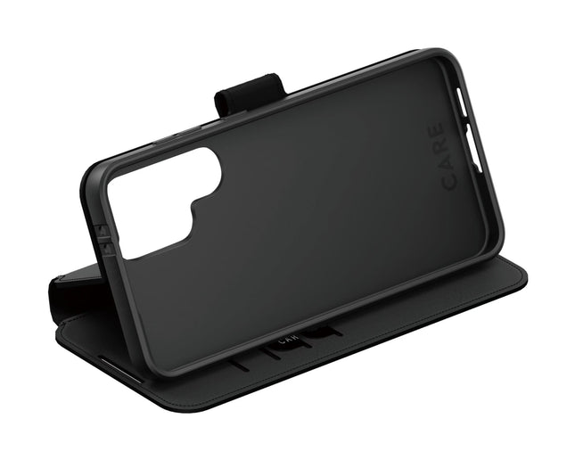 CARE Back Cover Wallet Case Kickstand Galaxy S25 Ultra Schwarz