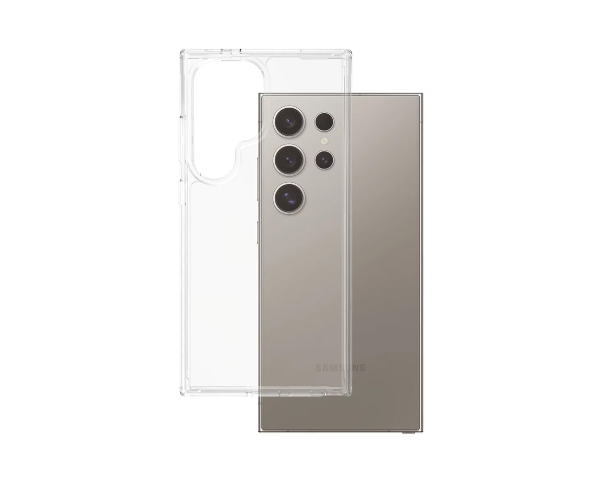 Coque arrière transparente pour Galaxy S25 Ultra