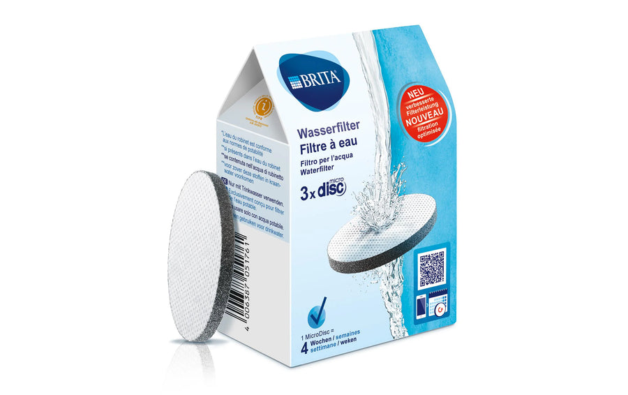 BRITA Filtro acqua MicroDisk, confezione da 3