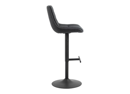 AC Design Barhocker Adisa 2 Stück, 47 x 95 cm, Dunkelgrau