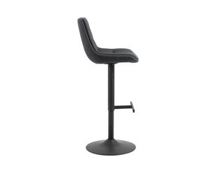 AC Design Barhocker Adisa 2 Stück, 47 x 95 cm, Dunkelgrau
