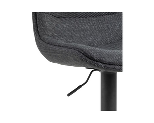 AC Design Barhocker Adisa 2 Stück, 47 x 95 cm, Dunkelgrau