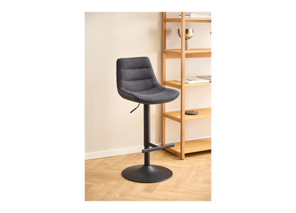 AC Design Barhocker Adisa 2 Stück, 47 x 95 cm, Dunkelgrau
