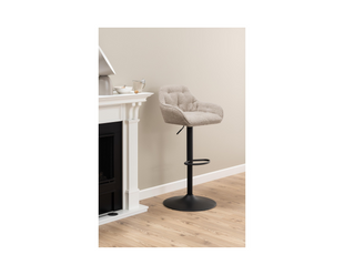 AC Design Barhocker Brooke, 2 Stück, 52 x 109 cm, Beige