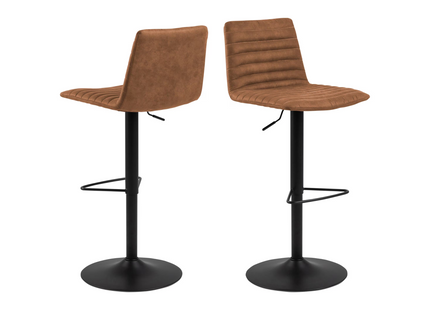 AC Design Barhocker Kimmy, 2 Stück, 50 x 110.5 cm, Camel