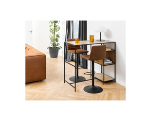 AC Design Barhocker Kimmy, 2 Stück, 50 x 110.5 cm, Camel