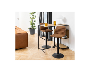 AC Design Barhocker Kimmy, 2 Stück, 50 x 110.5 cm, Camel