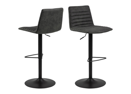 AC Design Barhocker Kimmy, 2 Stück, 50 x 110.5 cm, Anthrazit