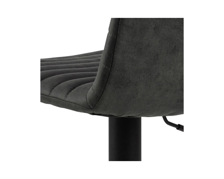 AC Design Sgabello da bar Kimmy, 2 pezzi, 50 x 110.5 cm, Antracite