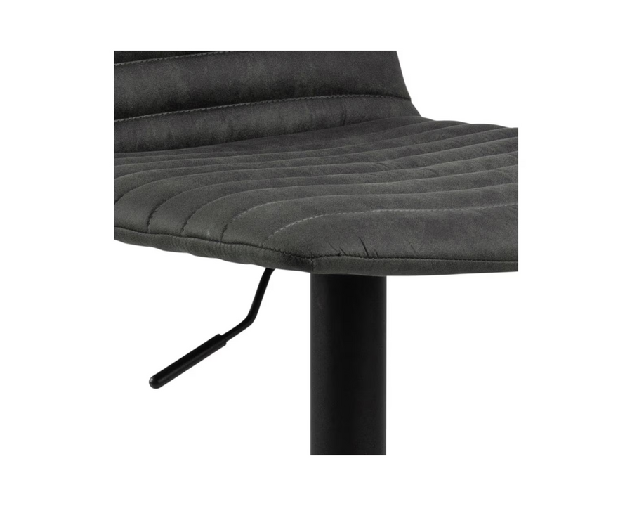AC Design Sgabello da bar Kimmy, 2 pezzi, 50 x 110.5 cm, Antracite
