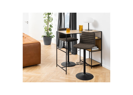 AC Design Barhocker Kimmy, 2 Stück, 50 x 110.5 cm, Anthrazit