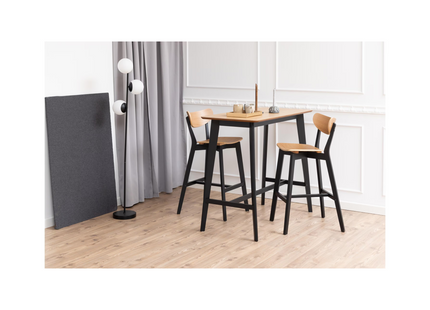 AC Design Barhocker Roxby, 2 Stück, 45 x 105 cm, Braun