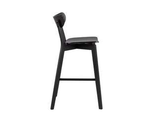 AC Design Barhocker Roxby, 2 Stück, 45 x 105 cm, Schwarz