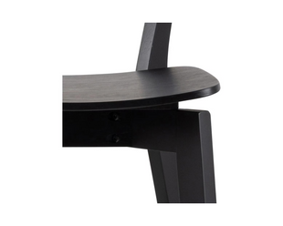 AC Design Barhocker Roxby, 2 Stück, 45 x 105 cm, Schwarz