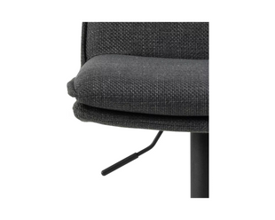 AC Design Barhocker Flynn, 2 Stück, 44 x 107 cm, Dunkelgrau