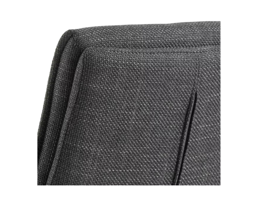 AC Design Sgabello da bar Flynn, 2 pezzi, 44 x 107 cm, Grigio scuro