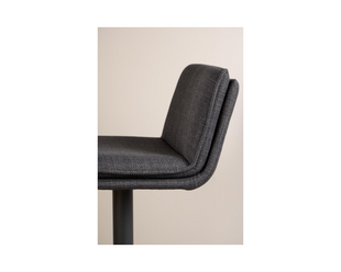 AC Design Barhocker Flynn, 2 Stück, 44 x 107 cm, Dunkelgrau