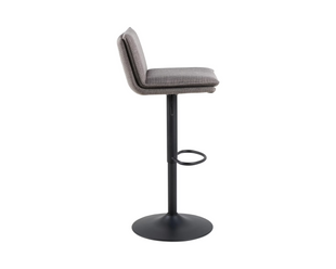 AC Design Barhocker Flynn, 2 Stück, 44 x 107 cm, Hellgrau/Braun