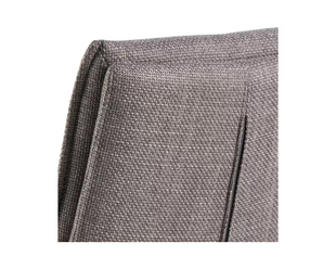 AC Design Barhocker Flynn, 2 Stück, 44 x 107 cm, Hellgrau/Braun