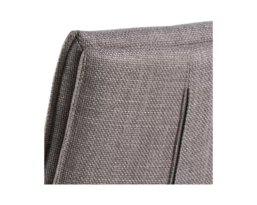 AC Design Sgabello da bar Flynn, 2 pezzi, 44 x 107 cm, Grigio chiaro/Marrone