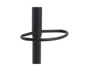 AC Design Barhocker Flynn, 2 Stück, 44 x 107 cm, Hellgrau/Braun