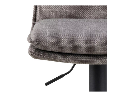 AC Design Barhocker Flynn, 2 Stück, 44 x 107 cm, Hellgrau/Braun