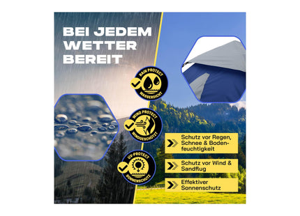 Where tomorrow Drei Personenzelt Pop-Up - Blau