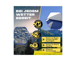 Tente pop-up trois personnes Where Tomorrow - bleue