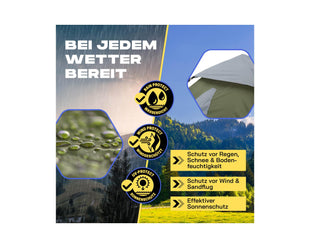 Tente pop-up trois personnes Where Tomorrow - verte