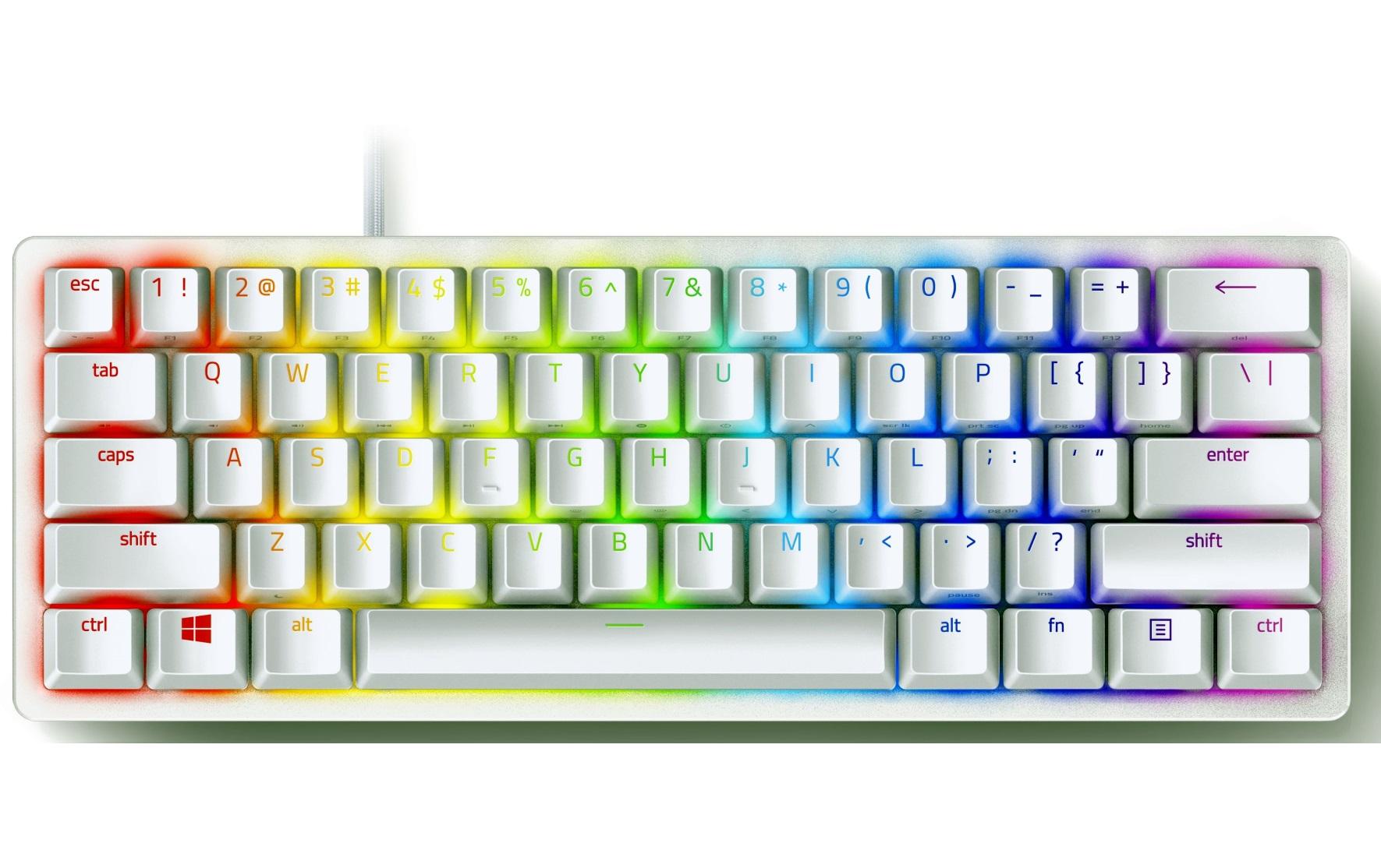 Razer Clavier de jeu Huntsman Mini Mercury disposition américaine
