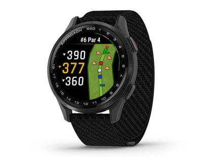 GARMIN GPS-Sportuhr Approach S50 schwarz, Band 20mm