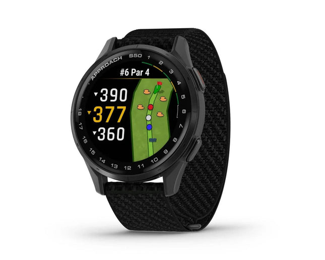 GARMIN GPS-Sportuhr Approach S50 schwarz, Band 20mm