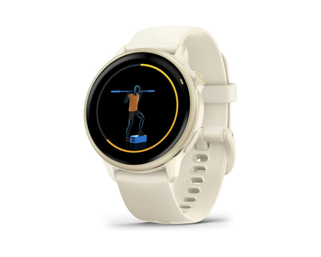 GARMIN GPS-Sportuhr Vivoactive 6 Weiss