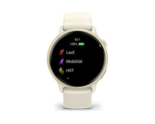 GARMIN GPS-Sportuhr Vivoactive 6 Weiss