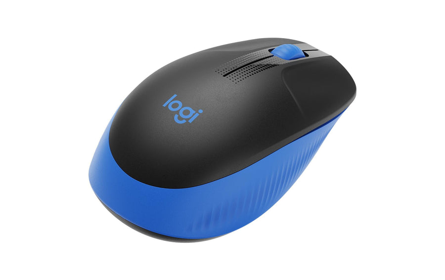 Logitech Mouse M190 Blue/Black, wireless