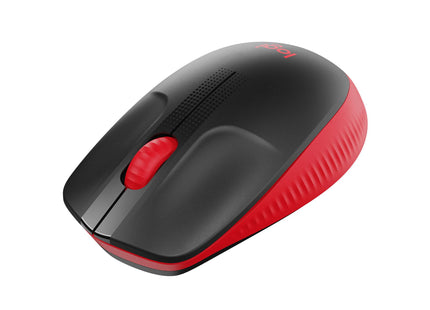 Logitech Mouse M190 Red/Black, wireless