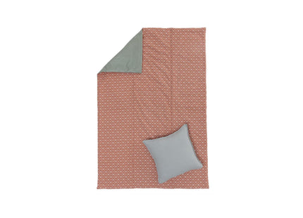 Urbanara Picknickdecke Ankisa 130 x 190 cm - Senfgelb / Weiss