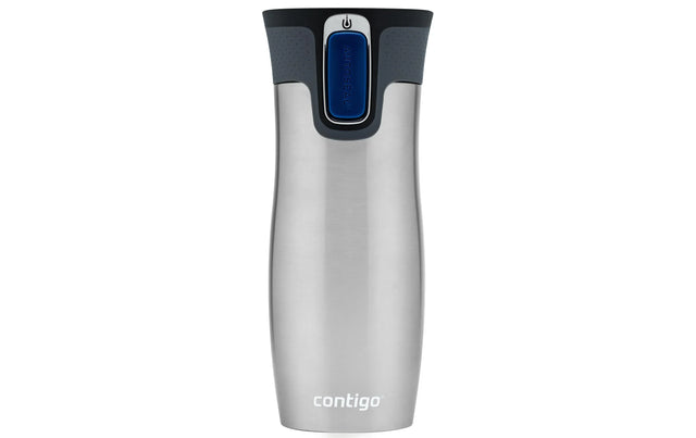 Contigo Thermobecher West Loop 470 ml, Silber