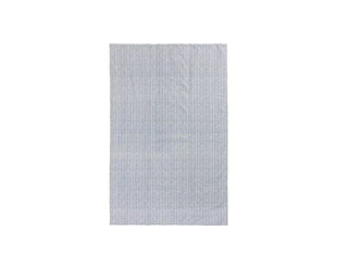 Couverture de pique-nique Urbanara Mallur 130 x 190 cm - vert gris / blanc