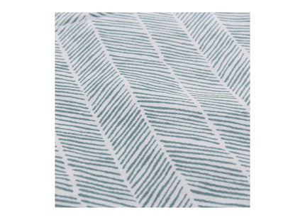 Urbanara picnic blanket Mallur 130 x 190 cm - green gray / white