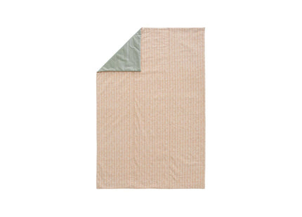 Urbanara Picknickdecke Mallur 130 x 190 cm - Apricot / Weiss