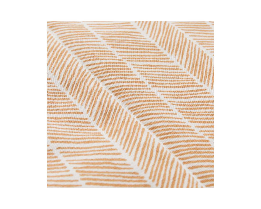 Urbanara Coperta da picnic Mallur 130 x 190 cm - Apricot / Bianco