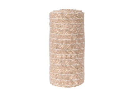 Urbanara Picknickdecke Mallur 130 x 190 cm - Apricot / Weiss