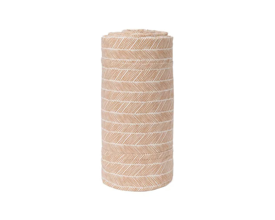 Urbanara Coperta da picnic Mallur 130 x 190 cm - Apricot / Bianco