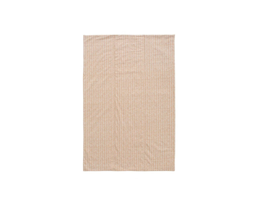 Urbanara Coperta da picnic Mallur 130 x 190 cm - Apricot / Bianco
